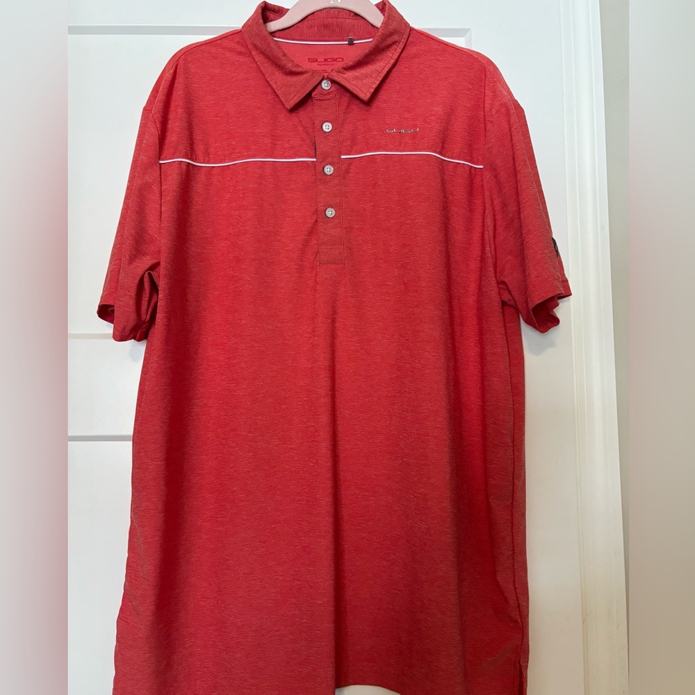 Sligo Kapalua Golf Polo Men’s‎ XL Heathered Red